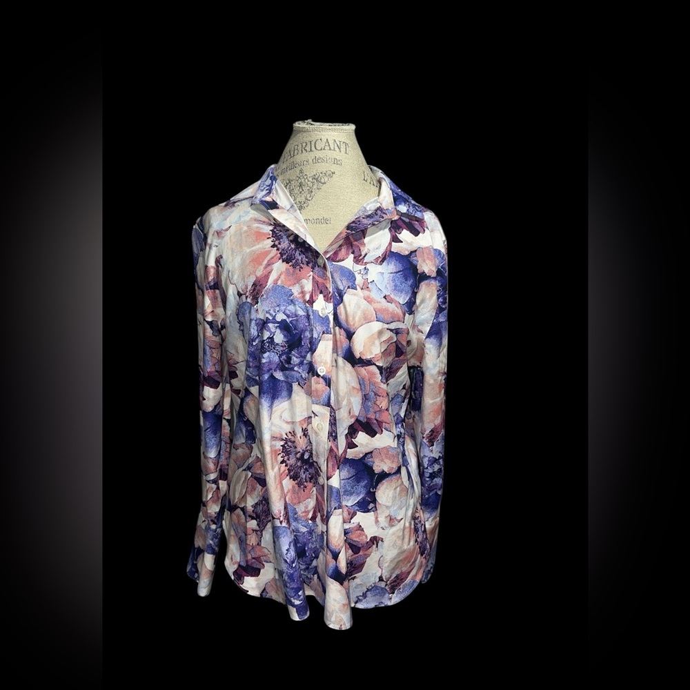 Floral Multicolor Button Down Shirt